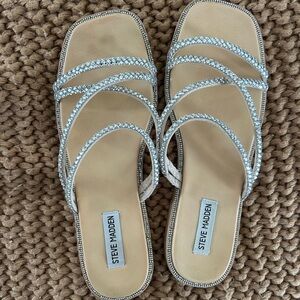 Steve Madden Sparkly Sandals 8.5